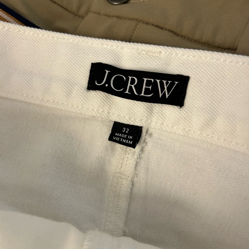 NWT J. Crew Denim Maxi Skirt in White - Picture 6 of 7